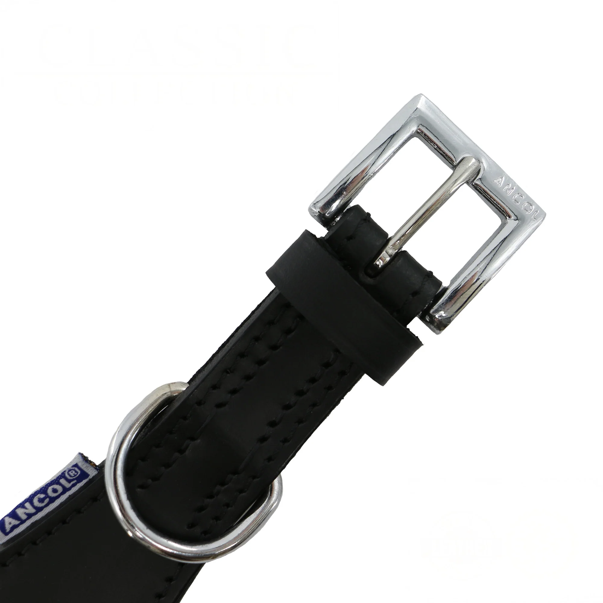 Ancol Heritage Greyhound/Whippet Padded Collar Black Size 2 - Image 2