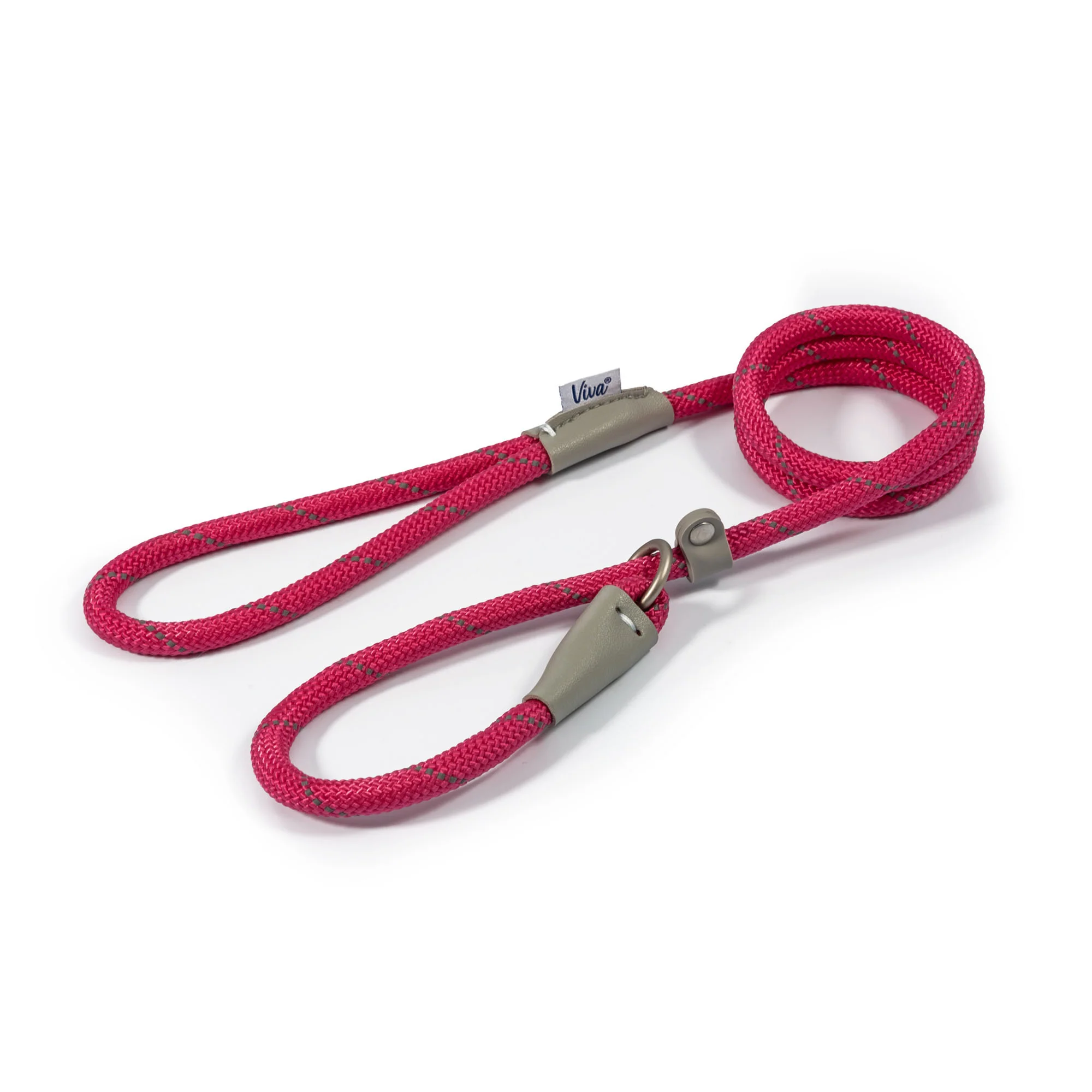 Ancol Viva Rope Slip Lead Reflective Pink 1.2mx10mm 30kg - Image 5