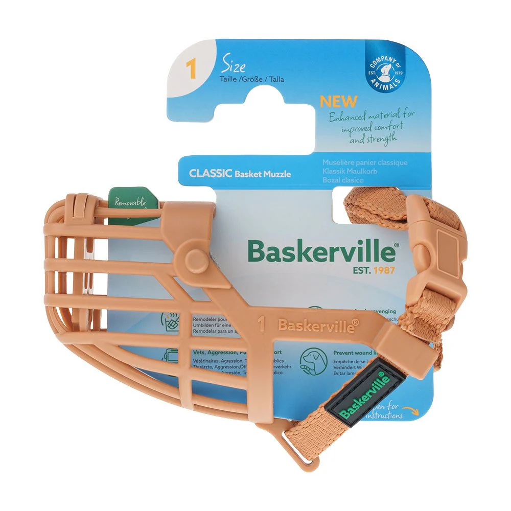 Company Of Animals Baskerville Classic Basket Muzzle Size 8