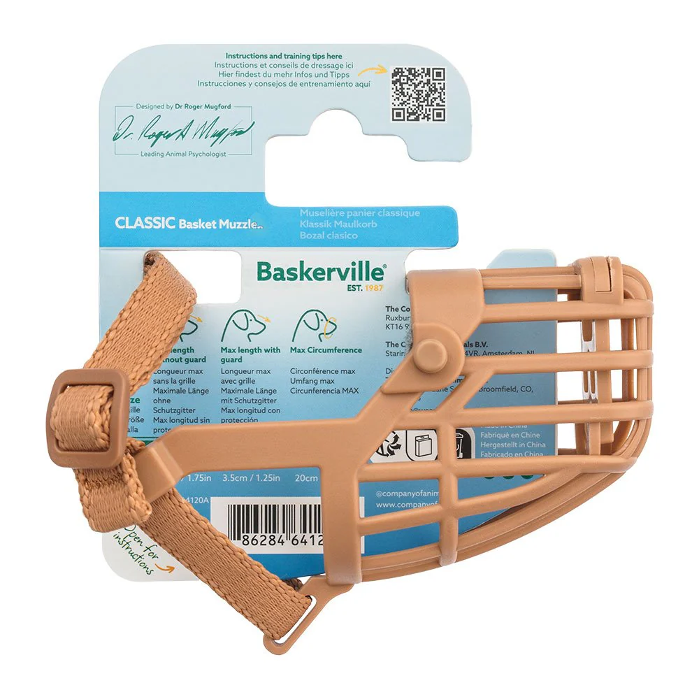 Company Of Animals Baskerville Classic Basket Muzzle Size 8 - Image 2