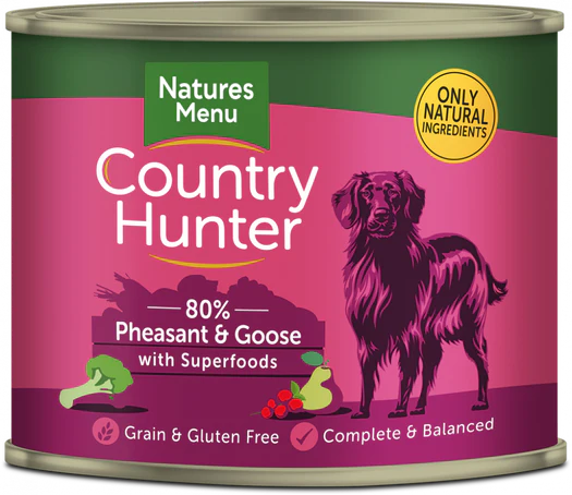 Country Hunter Dog Can Pheasant & Goose 600g