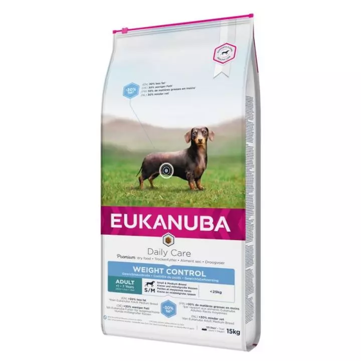 Eukanuba Adult Medium Breed Weight Control Dog Food 12kg