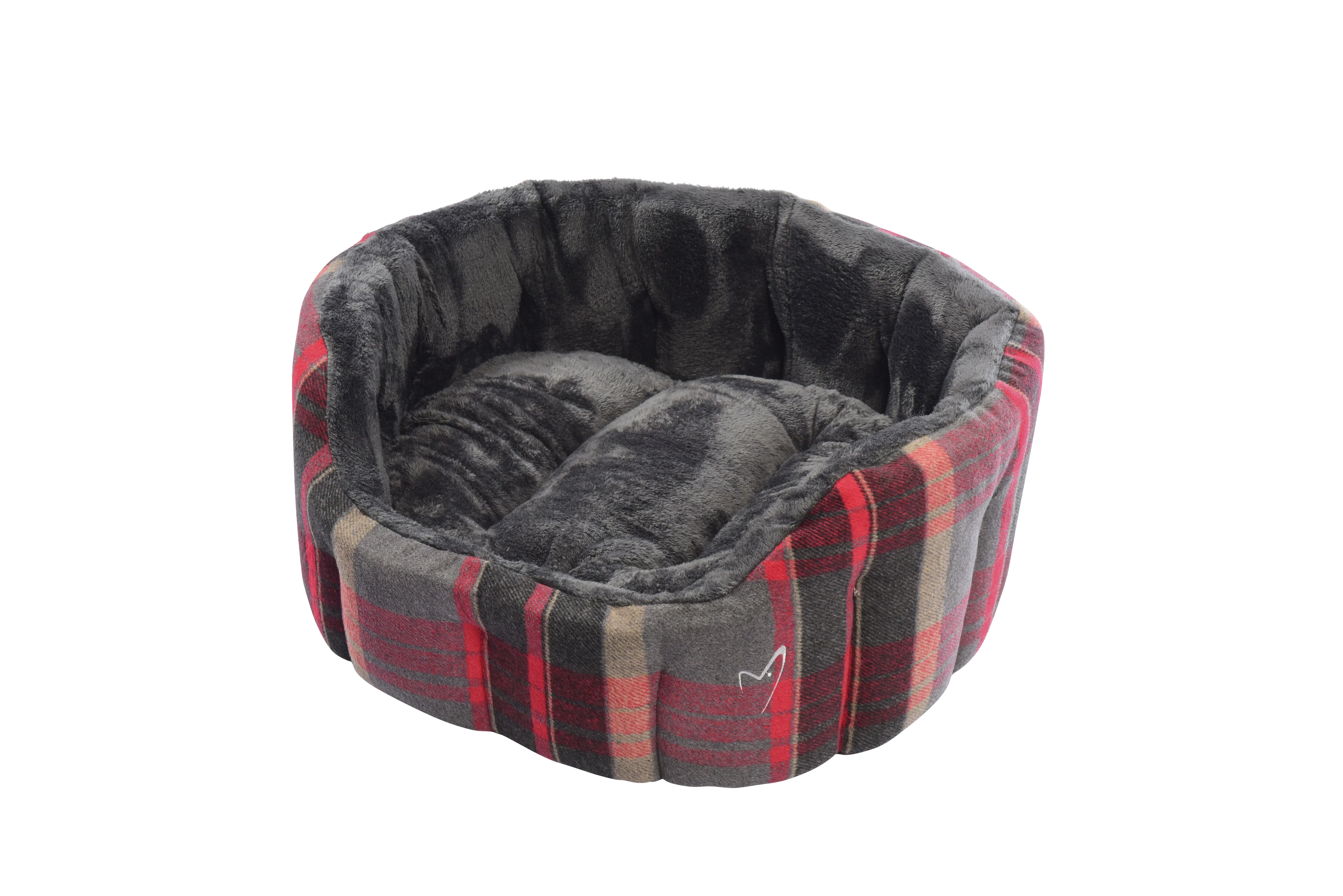 Gor Pets Camden Deluxe Pet Bed X-Large - Red Check