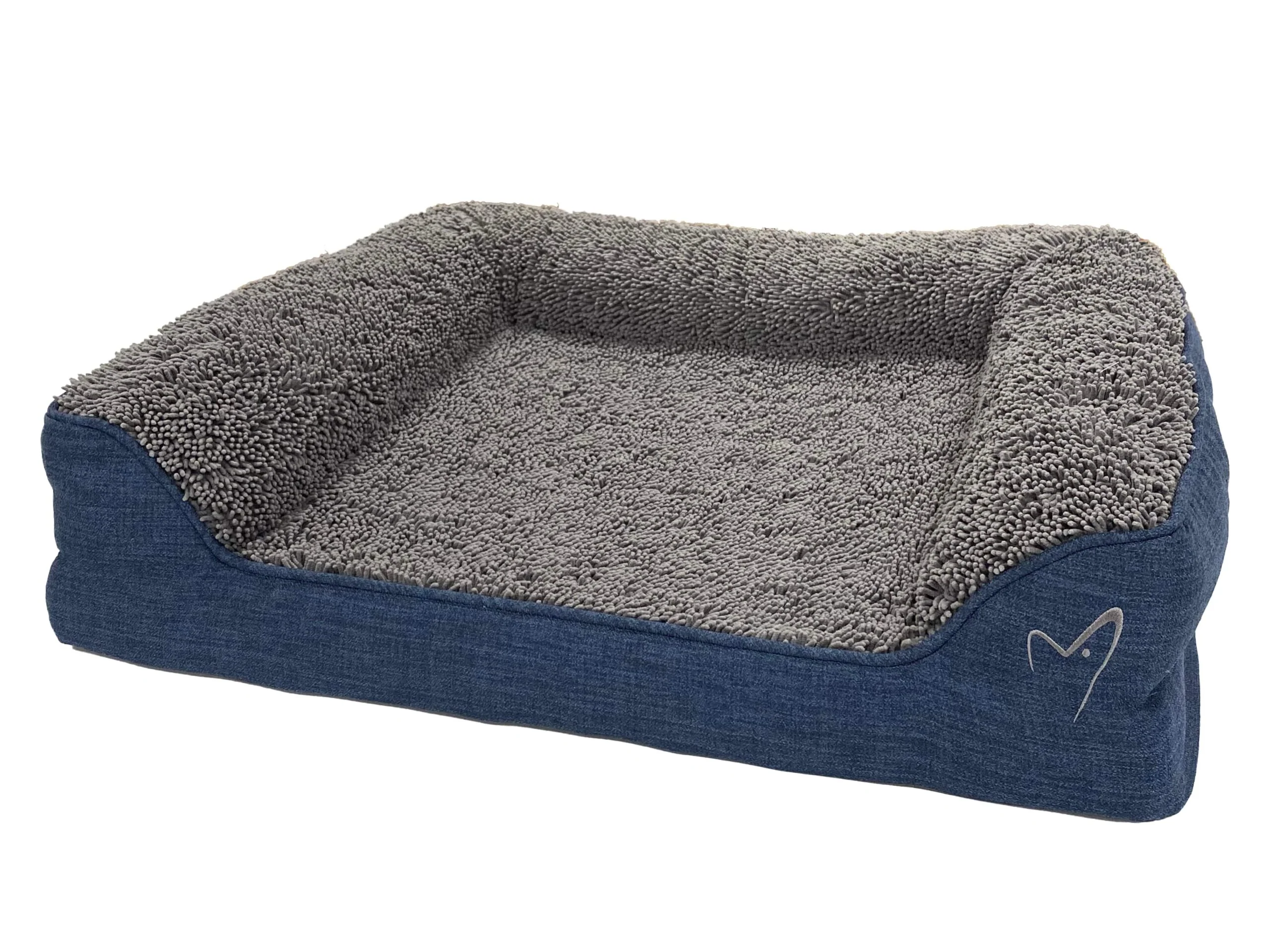 Gor Pets Noodle Soft Machine Washable Dog Bed - Large Blue