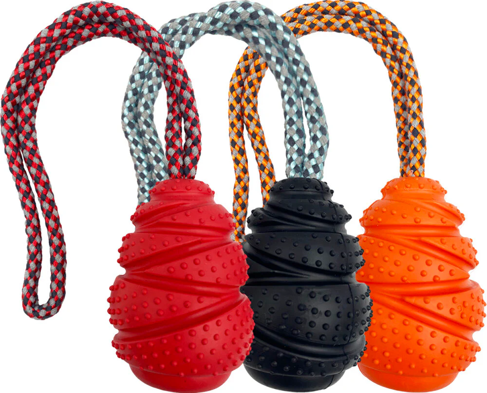 Durable Rubber (Treat Dispensing)Dog Toy Cone –  Small