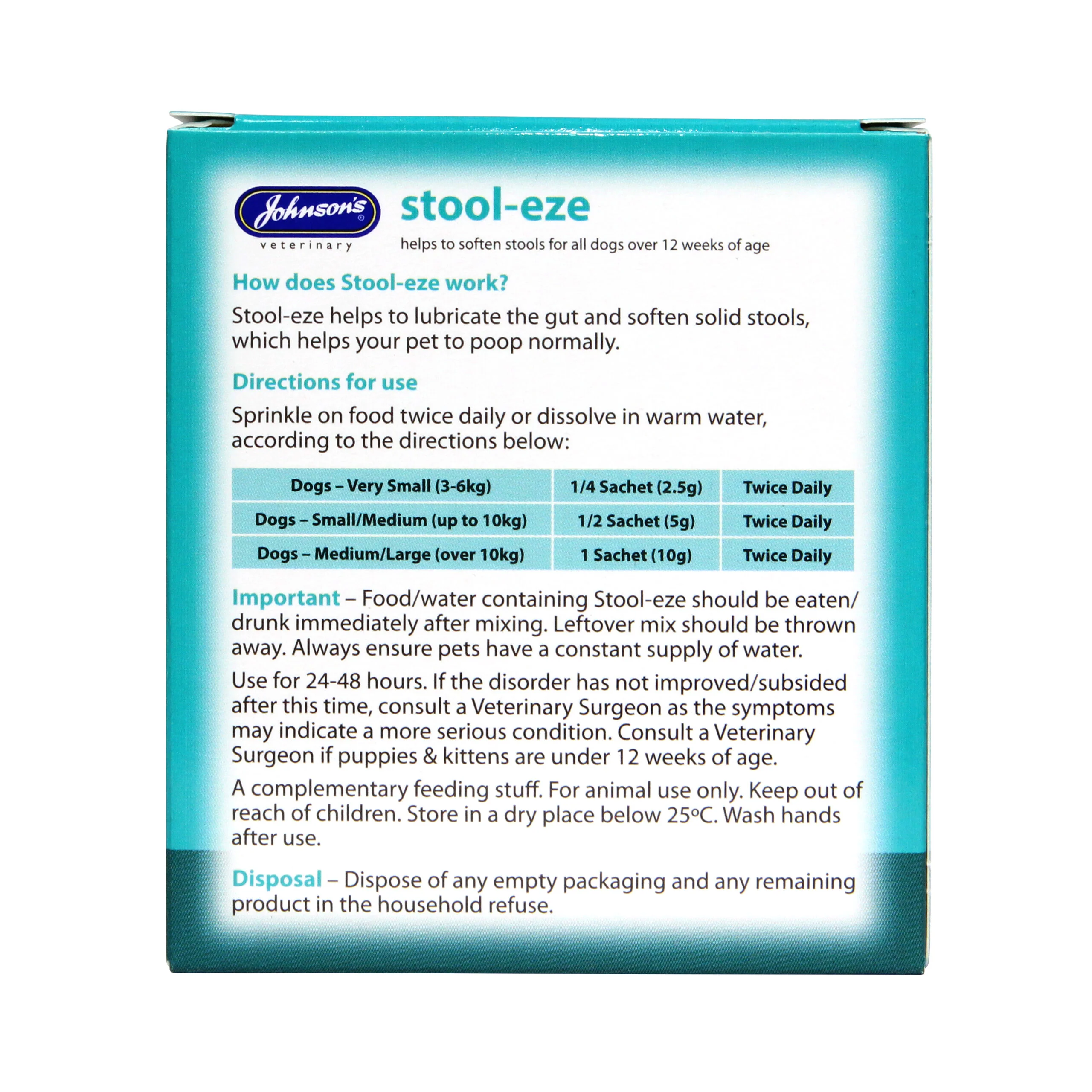 Johnson's Stool-Eze for dogs - Image 2