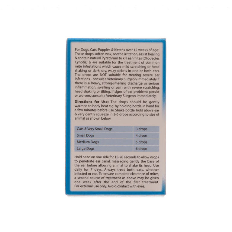 Johnsons Veterinary Ear Drops - Image 2