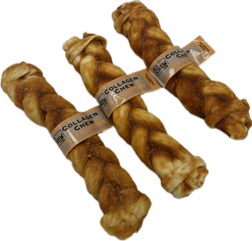K9 Chew Co. Collagen Braided Loaf(approx. 25cm long) - Image 2