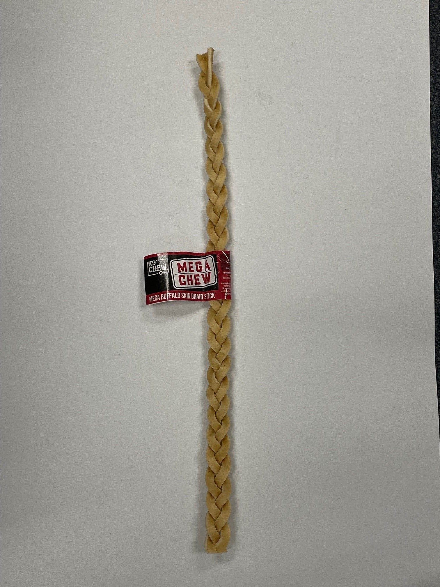 K9 Chew Co. Mega Buffalo Skin Braid