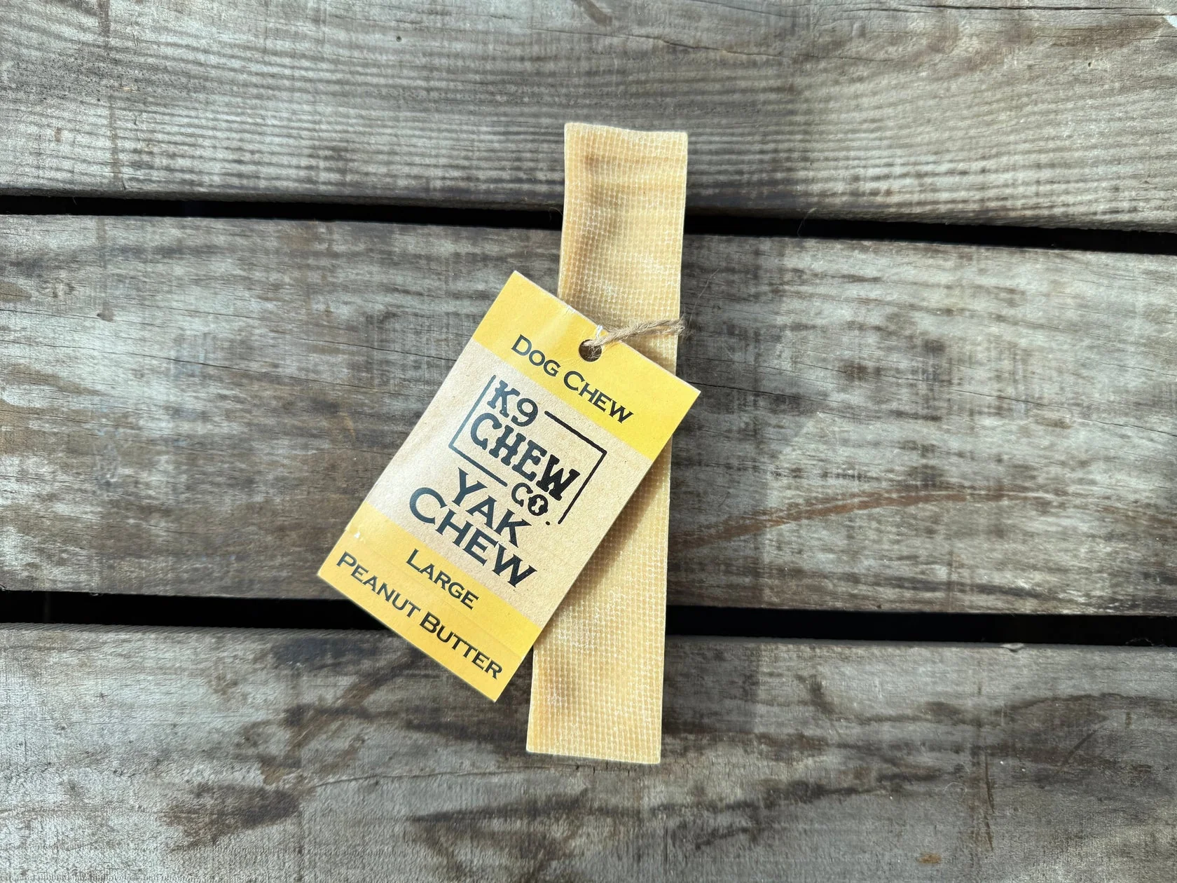 K9 Chew Co. Yak Chew - Peanut Butter Large