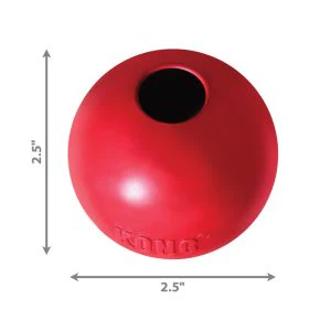 KONG Ball Durable Dog Toy Small 6cm - Red - Image 3