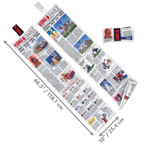 KONG Daily Newspaper Plush Dog Toy X-Large - Image 2