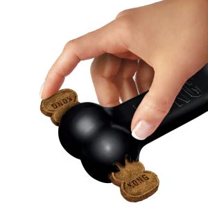 KONG Goodie Bone Extreme Durable Treat Dispensing Dog Toy - Medium Black (18cm) - Image 3
