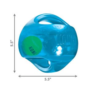KONG Jumbler Ball Squeaky Fetch Dog Toy - Medium/Large - Image 2