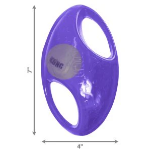 KONG Jumbler Football Squeaky Fetch Dog Toy - Medium/Large - Image 4