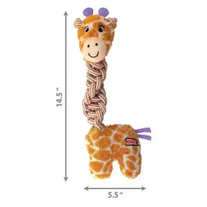 KONG Knots Twists Squeaky Tug Dog Toy - Medium/Large Assorted - Image 2
