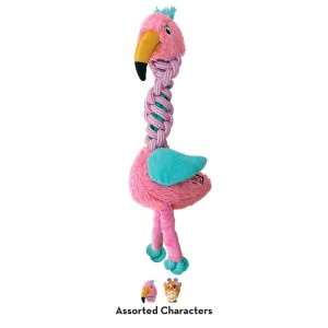 KONG Knots Twists Squeaky Tug Dog Toy - Medium/Large Assorted - Image 4