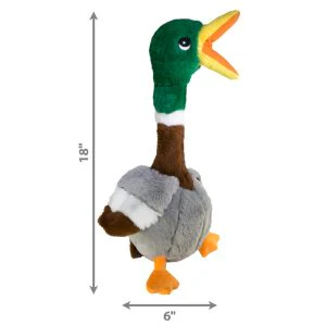 KONG Shakers Honkers Duck Squeaky Tug Dog Toy - Large - Image 3