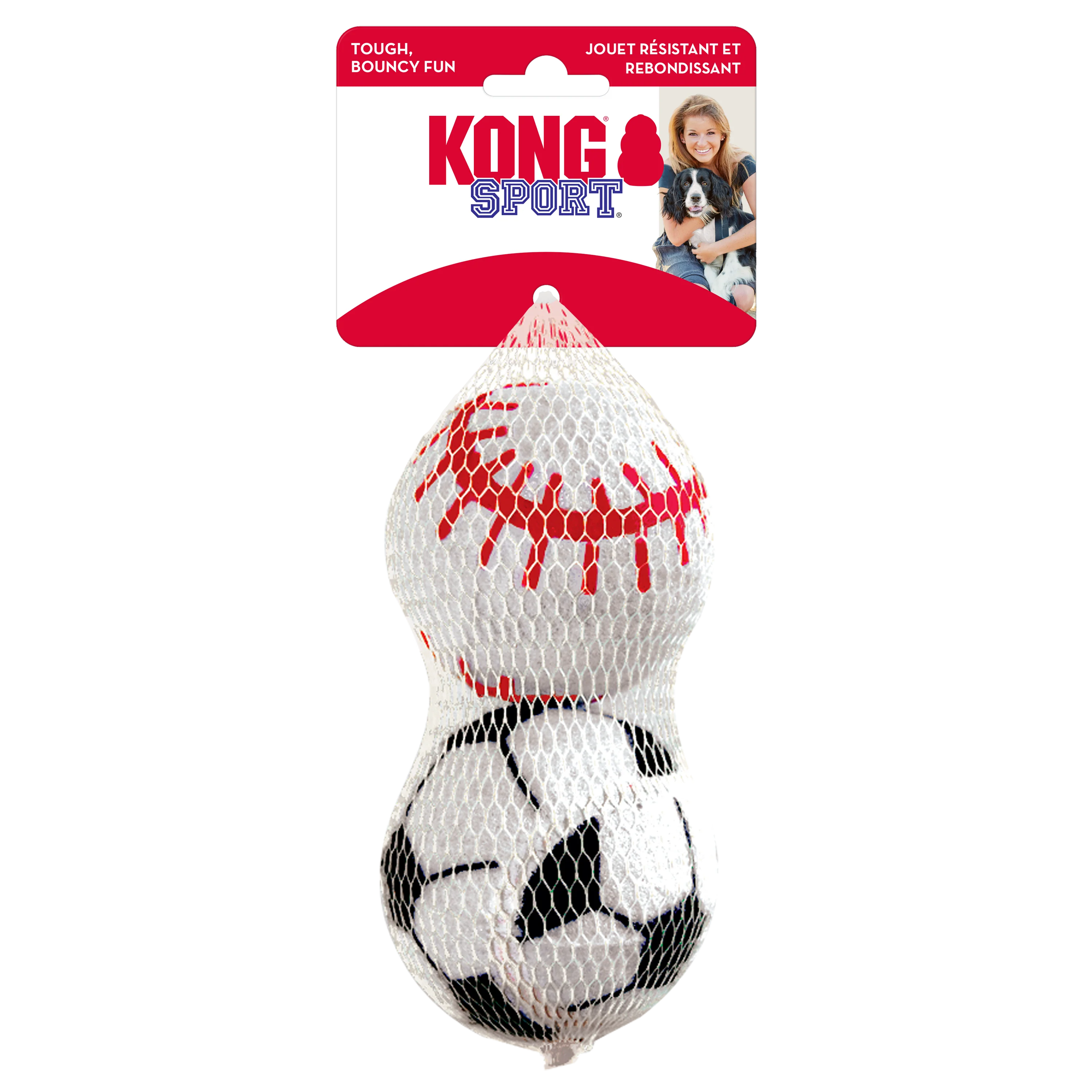 KONG Sport Durable Fetch Dog Toy - Large 2-Pack