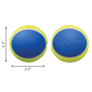 KONG Ultra SqueakAir Squeaky Tennis Ball Dog Toy - Medium 3-PackDog Dog - Image 2