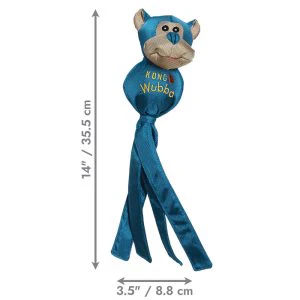 KONG Wubba Ballistic Friend Durable Squeaky Tug Dog Toy - Large Assorted (32cm) - Image 2