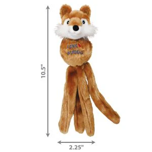 KONG Wubba Friend Squeaky Plush Tug Dog Toy - Small Assorted (21cm) - Image 2