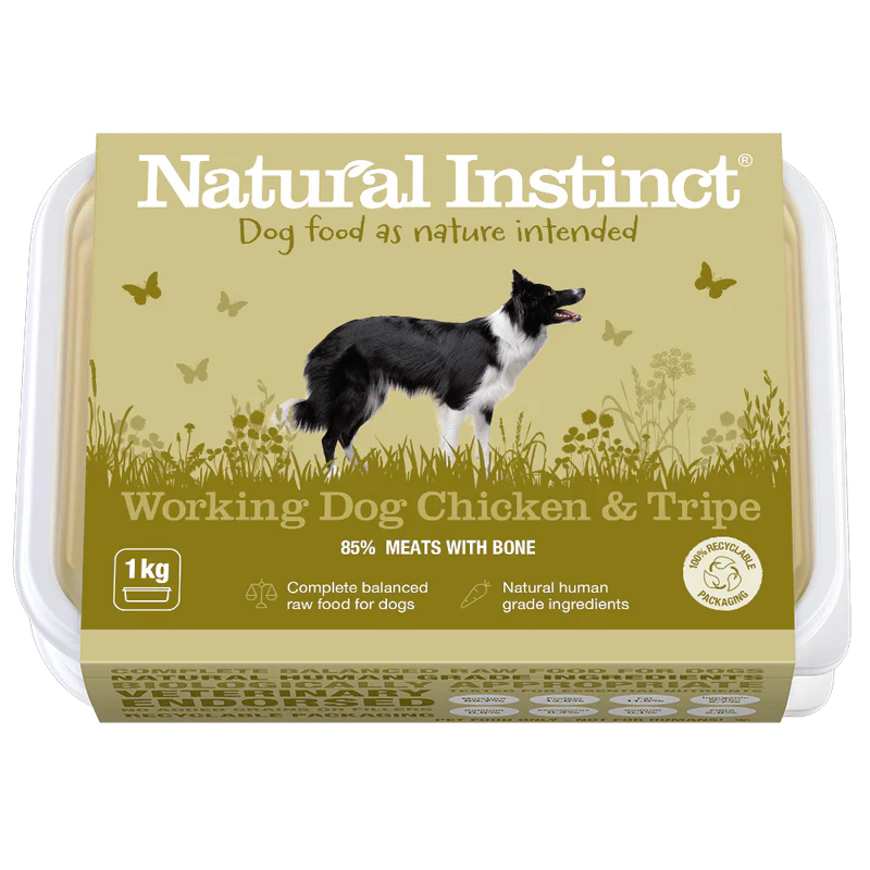 Natural Instinct Working Dog Chicken & Tripe