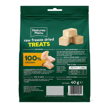Natures Menu Freeze Dried Chicken Chunks 40g - Image 2