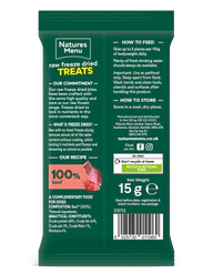 Natures Menu Freeze Dried Treats - Beef Bites 15g - Image 2