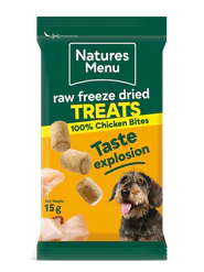 Natures Menu Freeze Dried Treats - Chicken Bites 15g