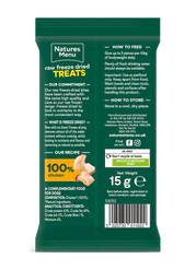 Natures Menu Freeze Dried Treats - Chicken Bites 15g - Image 2