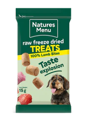 Natures Menu Freeze Dried Treats - Lamb Bites 15g
