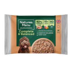 Natures Menu Frozen Complete & Balanced 80/20 Block - Salmon & Chicken 500g