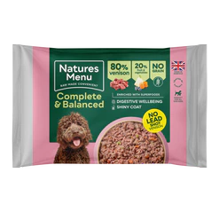 Natures Menu Frozen Complete & Balanced 80/20 Block - Venison 500g