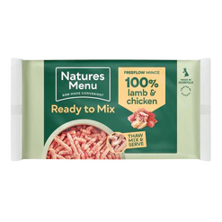 Natures Menu Frozen Ready to Mix 100% Lamb & Chicken Freeflow 2kg