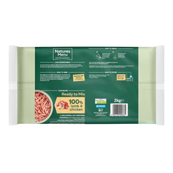 Natures Menu Frozen Ready to Mix 100% Lamb & Chicken Freeflow 2kg - Image 3
