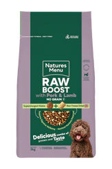 Natures Menu Raw Boost - Pork & Lamb 3KG