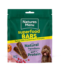 Natures Menu Superfood Bars - Turkey 70g