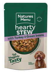 Natures Menu Turkey and Vegetable Hearty Stew Pouch 8x100g