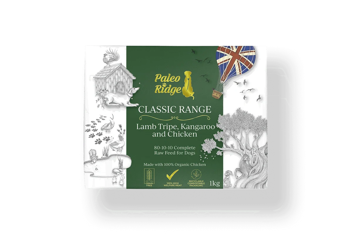 Paleo Ridge Classic Lamb Tripe, Kangaroo & Chicken 1kg