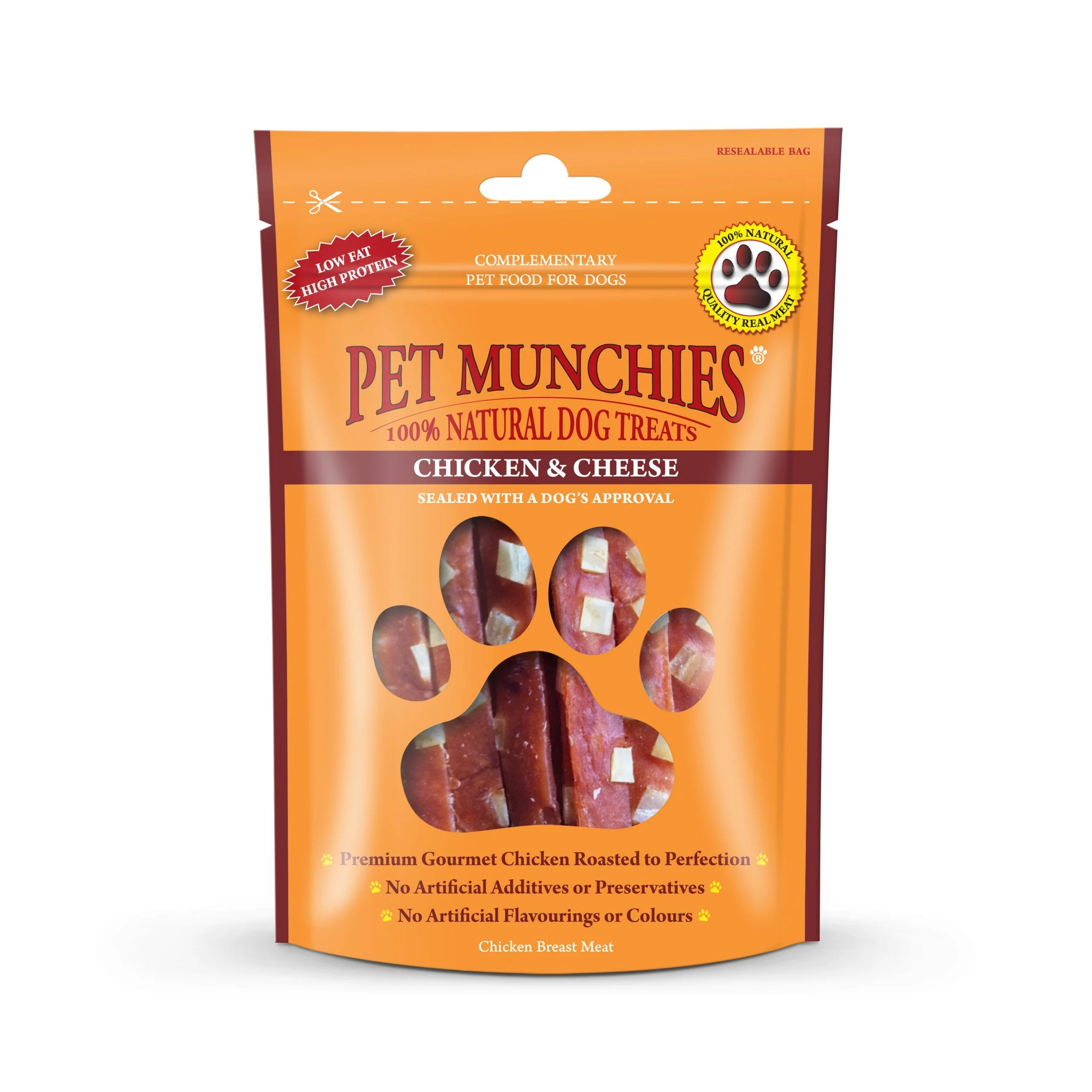 Pet Munchies Chicken & Cheese 90g