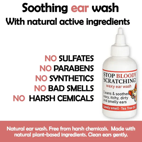 "Stop Bloody Scratching" Waxy Ear Wash 118ml - Image 3