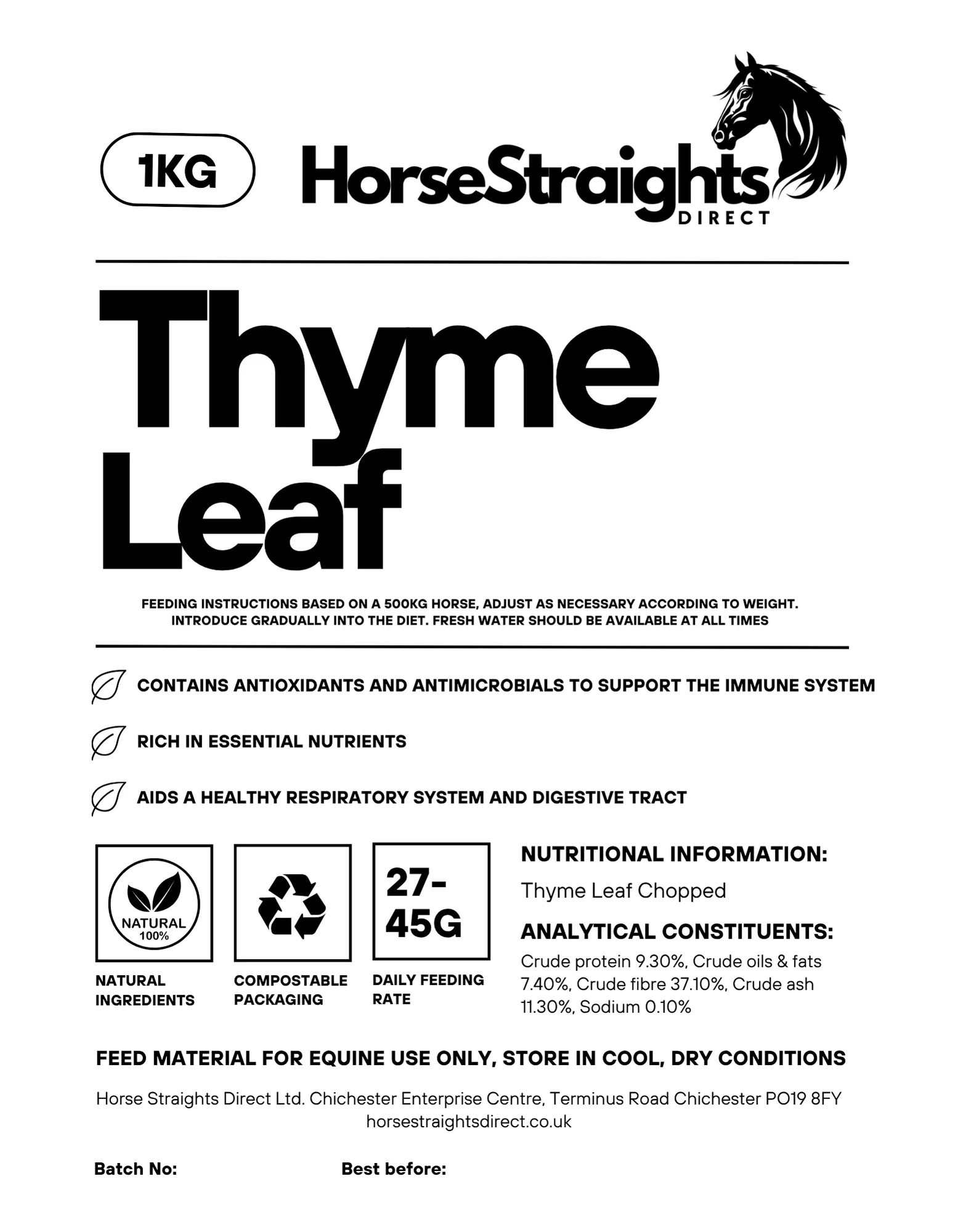 Thyme Leaf Chopped - Image 3