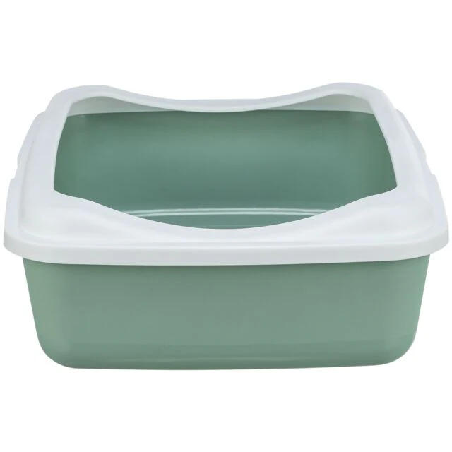 Trixie Classic Litter Tray with rim Sage & White - Image 2